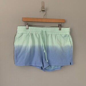 5/$25‎ Ivory Ella pastel blue green pull on elastic waist cotton summer shorts